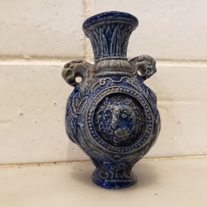 German Saltglaze Blue Miniature Jug